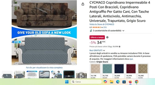 Copridivano impermeabile - copridivano, 4